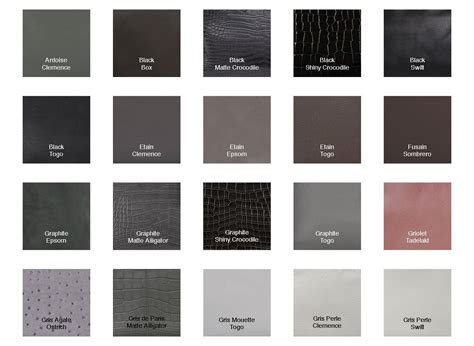 hermes grey color chart.